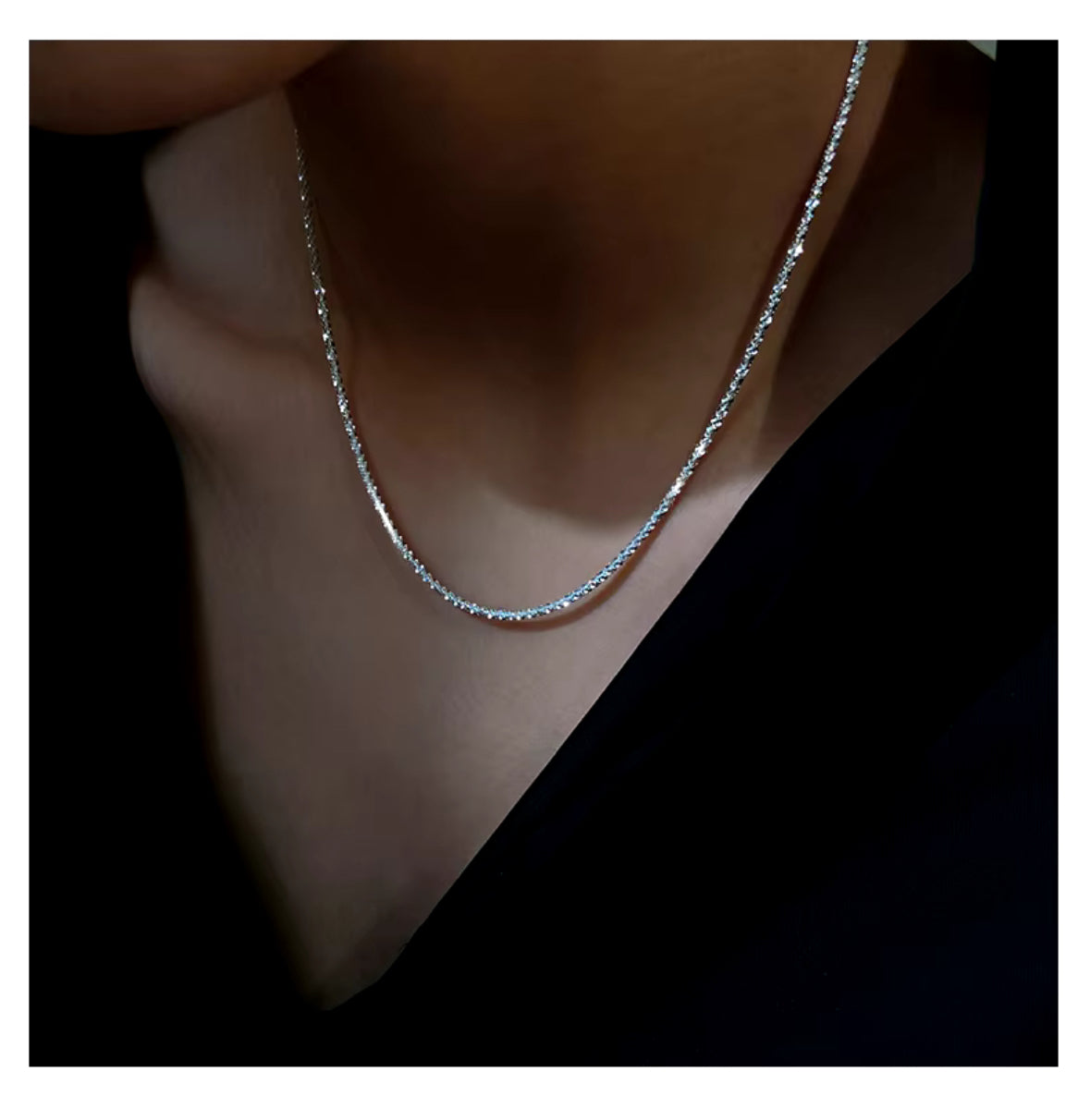 Evelina Silver Twisted Choker - Elegant & Versatile